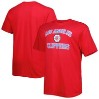 Men's Red LA Clippers Big & Tall Heart & Soul T-Shirt