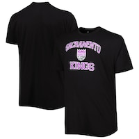 Men's Black Sacramento Kings Big & Tall Heart & Soul T-Shirt