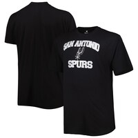 Men's Black San Antonio Spurs Big & Tall Heart & Soul T-Shirt