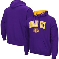 Men's Colosseum Purple Tennessee Tech Golden Eagles Arch & Logo 3.0 Pullover Hoodie