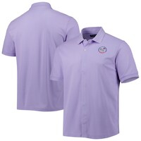 Men's 2022 U.S. Adaptive Open MagnaReady Adaptive Purple Solid Pique Polo with Magnetic Closures