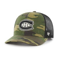 Men's '47 Camo/Black Montreal Canadiens Trucker Snapback Hat