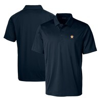 Men's Cutter & Buck Navy Houston Astros Prospect Textured Stretch Big & Tall Polo