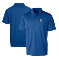 Men's Cutter & Buck Royal New York Mets Prospect Textured Stretch Big & Tall Polo