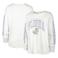 Women's '47 Cream Florida Gators Statement SOA 3-Hit Long Sleeve T-Shirt