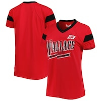 Women's Touch Red Bubba Wallace Pre-Game V-Neck T-Shirt