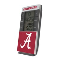 Alabama Crimson Tide Endzone Design Digital Desk Clock