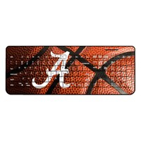 Alabama Crimson Tide Primary Logo Basketball Design Wireless Keyboard