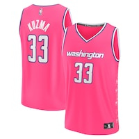 Men's Fanatics Branded Kyle Kuzma Pink Washington Wizards Fastbreak Jersey - City Edition