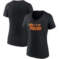 Women's Fanatics Branded Black Phoenix Suns Hometown Collection Valley Proud V-Neck T-Shirt