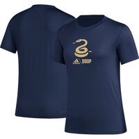 Women's adidas Navy Philadelphia Union AEROREADY Club Icon T-Shirt