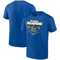 Men's Fanatics Branded Royal Golden State Warriors 2022 NBA Finals Champions Lead the Change T-Shirt