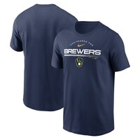 Men's Nike Navy Milwaukee Brewers Team Engineered Performance T-Shirt