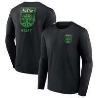 Men's Fanatics Branded Black Austin FC Constant Success Long Sleeve T-Shirt