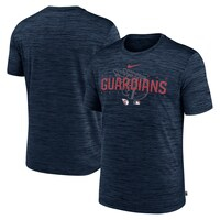 Men's Nike Navy Cleveland Guardians Authentic Collection Velocity Performance Practice T-Shirt