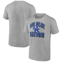 Men's Fanatics Branded Heather Gray Kentucky Wildcats Slogan Bold T-Shirt