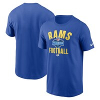 Men's Nike Royal Los Angeles Rams 2022 Training Camp Athletic T-Shirt