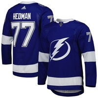 Men's adidas Victor Hedman Blue Tampa Bay Lightning  Primegreen Authentic Player Jersey