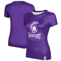 Women's ProSphere Purple Winona State Warriors Women's Golf Logo T-Shirt