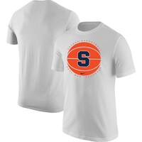 Men's Nike White Syracuse Orange Basketball Logo T-Shirt