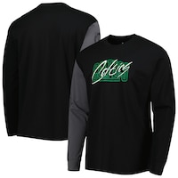 Men's Nike Black Boston Celtics Courtside Versus Flight MAX90 Long Sleeve T-Shirt