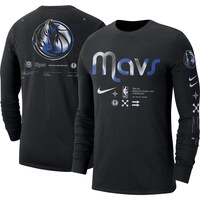 Men's Nike Black Dallas Mavericks Essential Air Traffic Control Long Sleeve T-Shirt