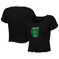 Women's Black Austin FC Baby Rib T-Shirt