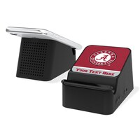 Alabama Crimson Tide Alternate Logo Personalized Wireless Charging Station & Bluetooth Speaker