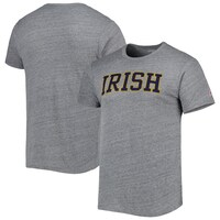 Men's League Collegiate Wear Heather Gray Notre Dame Fighting Irish Local Victory Falls Tri-Blend T-Shirt