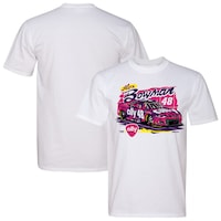 Men's Hendrick Motorsports Team Collection White Alex Bowman #48 ally Nashville 1-Spot Car T-Shirt