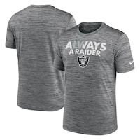 Men's Nike Anthracite Las Vegas Raiders Local Velocity T-Shirt