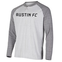 Men's Concepts Sport Charcoal/Gray Austin FC Ledger Long Sleeve Top
