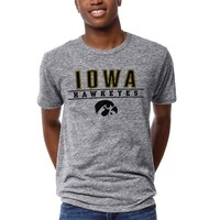Men's League Collegiate Wear Heathered Gray Iowa Hawkeyes Victory Falls T-Shirt