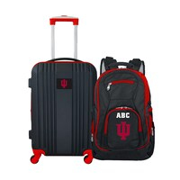 MOJO Indiana Hoosiers Personalized Premium 2-Piece Backpack & Carry-On Set