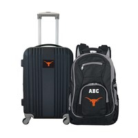 MOJO Texas Longhorns Personalized Premium 2-Piece Backpack & Carry-On Set