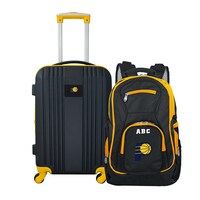 MOJO Indiana Pacers Personalized Premium 2-Piece Backpack & Carry-On Set