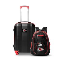 MOJO Kansas City Chiefs Personalized Premium 2-Piece Backpack & Carry-On Set
