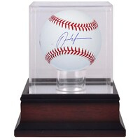 Carlos Martinez St. Louis Cardinals Autographed Baseball & Mahogany Baseball Display Case