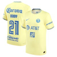 Men's Nike Henry Martin Yellow Club America 2022/23 Home Authentic Player Jersey