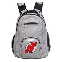 MOJO Gray New Jersey Devils Personalized Premium Laptop Backpack
