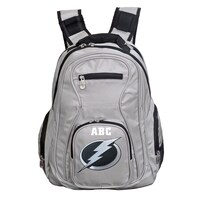 MOJO Gray Tampa Bay Lightning Personalized Premium Laptop Backpack