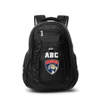 MOJO Black Florida Panthers Personalized Premium Laptop Backpack