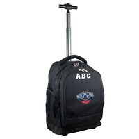 MOJO Black New Orleans Pelicans 19'' Personalized Premium Wheeled Backpack