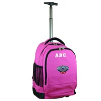 MOJO Pink New Orleans Pelicans 19'' Personalized Premium Wheeled Backpack