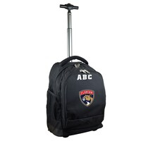MOJO Black Florida Panthers 19'' Personalized Premium Wheeled Backpack
