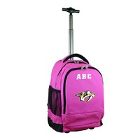 MOJO Pink Nashville Predators 19'' Personalized Premium Wheeled Backpack