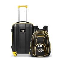 MOJO Nashville Predators Personalized Premium 2-Piece Backpack & Carry-On Set