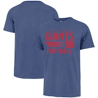 Men's '47 Royal New York Giants Wordmark Rider Franklin T-Shirt