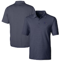 Men's Cutter & Buck Navy Baltimore Ravens Big & Tall Forge Pencil Stripe Stretch Polo