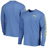 Men's '47 Powder Blue Los Angeles Chargers Franklin Long Sleeve T-Shirt